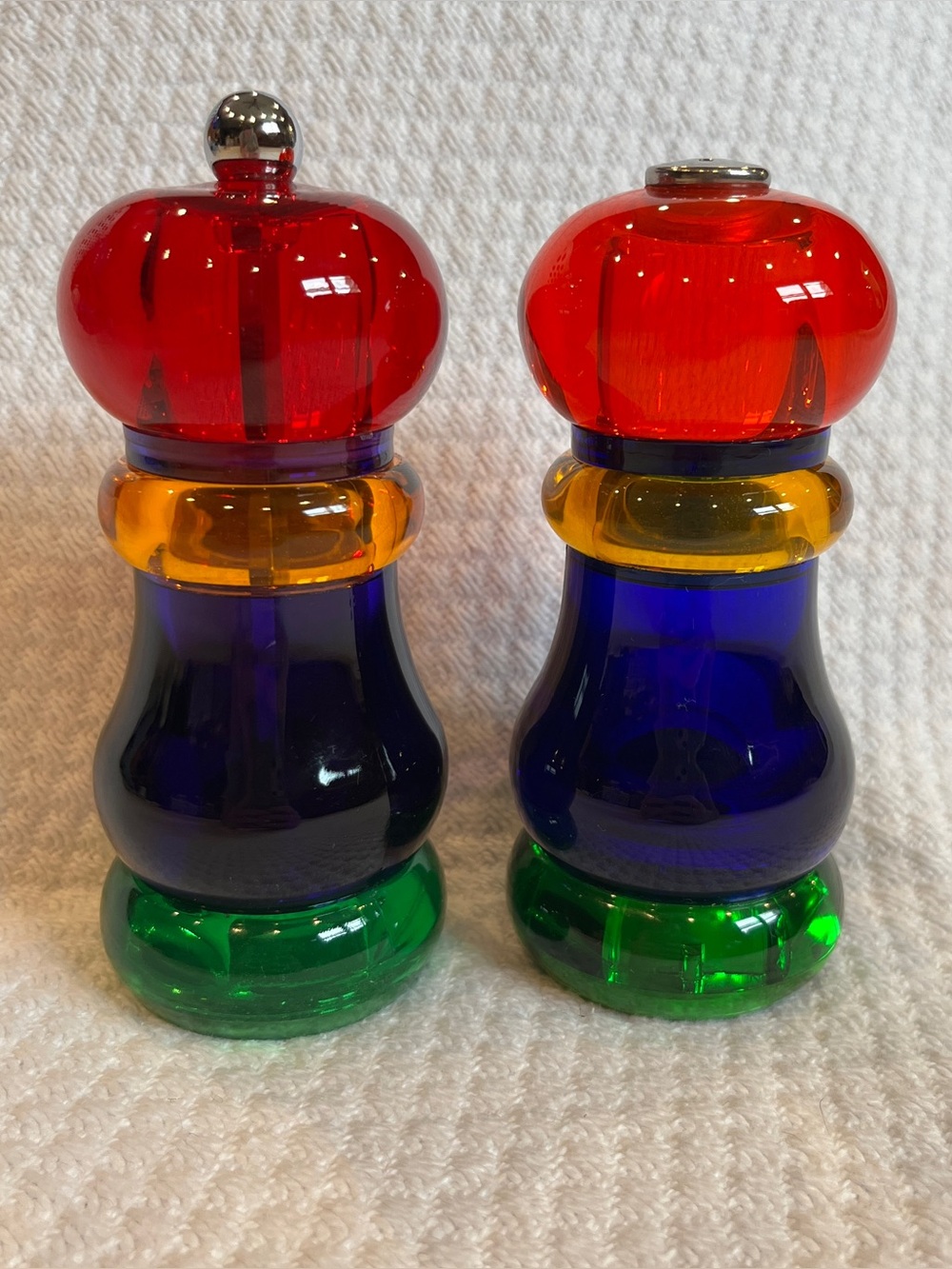 Olde Thompson Sunset Fiesta salt and pepper shakers